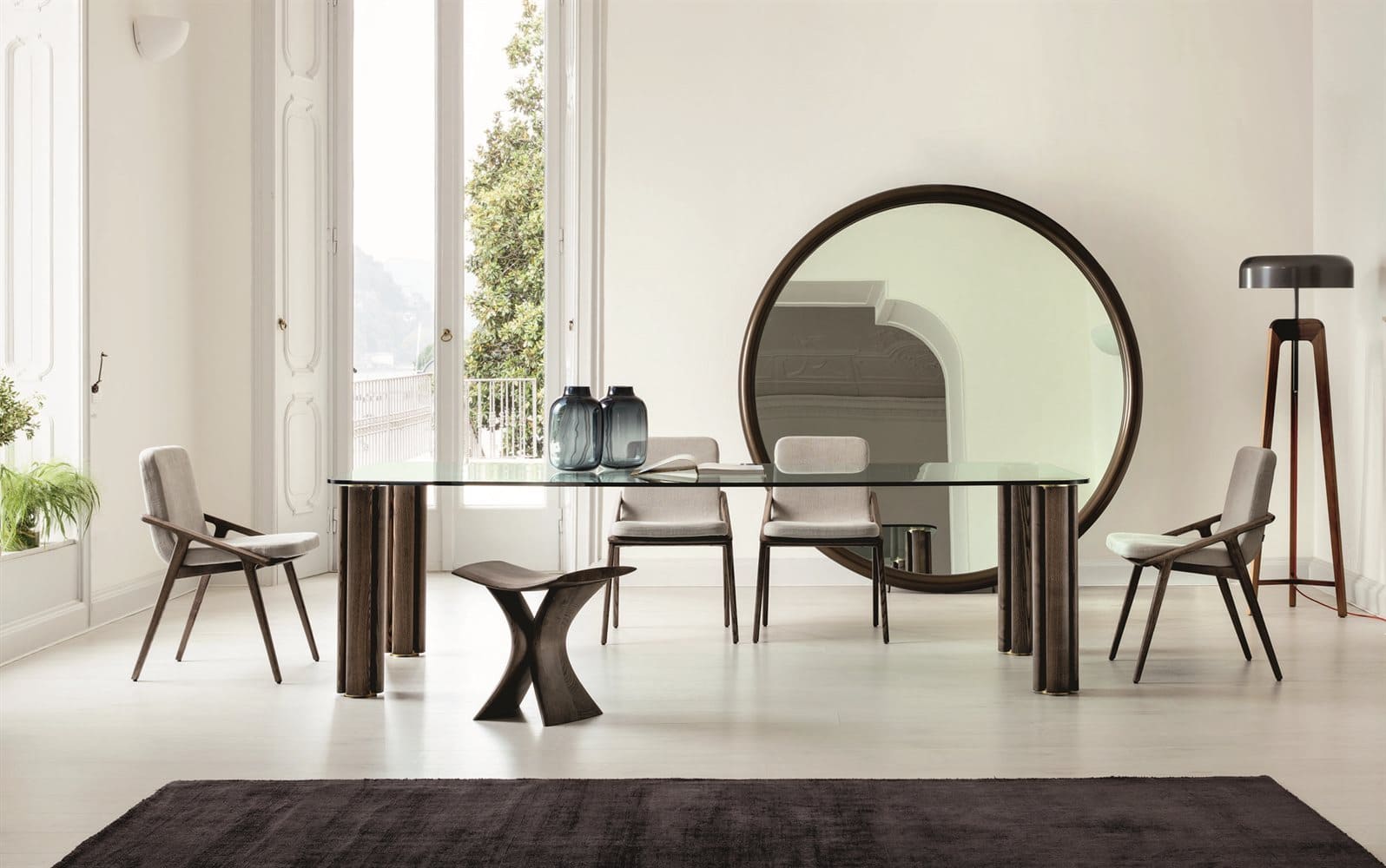 Quadrifoglio Crystal Dining Table By Porada Modern Dining Tables